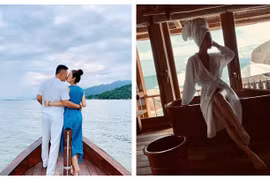 Jennifer Phạm khoe dáng nuột trong phòng tắm, khóa môi ông xã