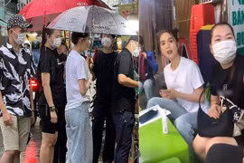 Ngọc Trinh đi chợ bị chụp quên khẩu trang, làn da thua giúp việc?