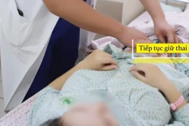 Cứu thai phụ mang 1 thai trong tử cung, 1 thai ngoài tử cung vỡ