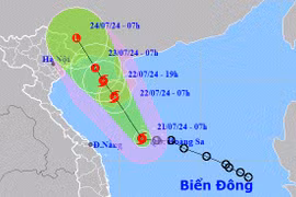 Bão số 2 di chuyển nhanh, giật cấp 11, Bắc Bộ có nơi mưa rất to