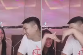 Hoài Lâm và bạn gái kém tuổi "tình bể bình" trên livestream