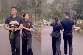 Lệ Quyên tay trong tay tình trẻ Lâm Bảo Châu ở Côn Đảo