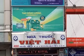Nhà thuốc Việt Hải bị xử phạt hơn 45 triệu đồng