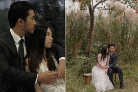 Trọn bộ ảnh cưới đẹp như phim của con gái Xuân Hinh