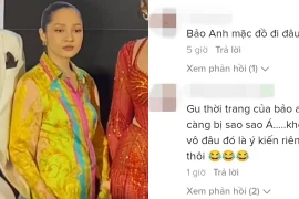 Bảo Anh khiến netizen ngán ngẩm với cách ăn mặc tại sự kiện