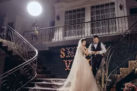 Lộ hậu trường chụp ảnh cưới của Hoa hậu Thu Ngân