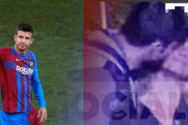 Pique tình tứ bên cô bạn gái sinh viên