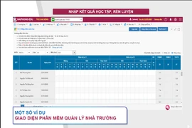 Phần mềm học bạ điện tử, sổ điểm điện tử chưa đồng bộ với chương trình GDPT mới