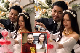 Con gái Xuân Hinh đeo vàng “trĩu cổ” trong đám cưới