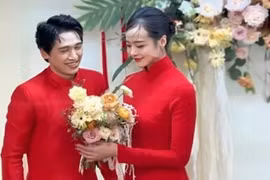 Hoa hậu Kiều Ngân đằm thắm trong lễ cưới