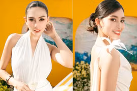 Võ Hoàng Yến, Hoa hậu Tiểu Vy diện sắc trắng, đọ dáng gợi cảm