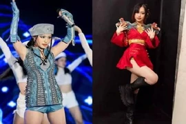 Tranh cãi "quần 5cm" của Han Sara khi hát ca khúc cách mạng