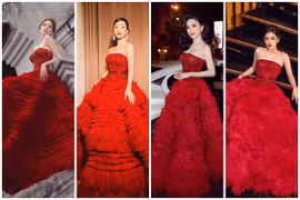 Cao 1m55, Hòa Minzy vẫn "cân" đẹp khi "đụng hàng" Ngọc Trinh