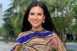 Thái Thị Hoa đạt giải Ba "Trang phục dạ hội" Hoa hậu Trái Đất 2020