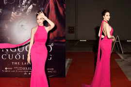 Con dâu ông Hoàng Kiều gợi cảm dự ra mắt phim “Người vợ cuối cùng“