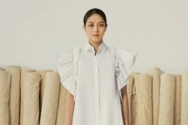 Hoa hậu Thanh Thủy xinh đẹp với trang phục của NTK Công Trí 