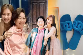Đôi dép lê hàng hiệu Hari Won tặng mẹ chồng “đặc biệt” thế nào?