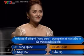 Thu Quỳnh tham gia Ai là triệu phú, nhẹ nhàng bỏ túi 22 triệu đồng