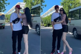 Quách Thu Phương U50 gây sốt với đôi chân nuột như “thiếu nữ“