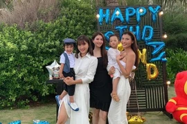 Sinh nhật con trai Thúy Diễm nhưng hội mẹ bỉm sữa chiếm spotlight 