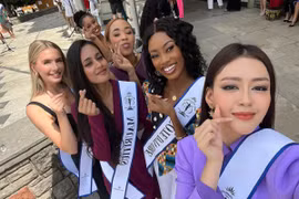 Đặng Thanh Ngân xinh đẹp giữa dàn thí sinh Miss Supranational 2023