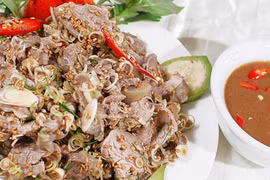 Dê tái chanh Ninh Bình lọt top món thịt dê ngon nhất thế giới