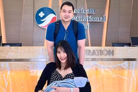 Lan Khuê rạng rỡ sau 3 ngày sinh quý tử cho đại gia