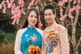 Vợ chồng Lý Hải - Minh Hà hạnh phúc trong bộ ảnh đón Tết