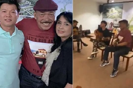 Nhạc sĩ Trần Tiến vui vẻ đàn hát trong lúc đang dưỡng bệnh 