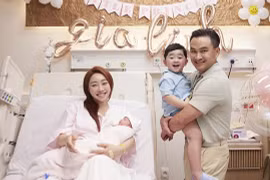 Con gái mới sinh của Chi Bảo - Thùy Chang chuẩn công chúa nhà giàu