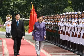 Chùm ảnh Tổng thống Park Geun Hye tại Việt Nam