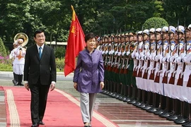 Chùm ảnh Tổng thống Park Geun Hye tại Việt Nam