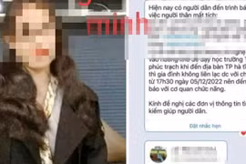 Nữ giáo viên tiếng Anh 22 tuổi bỗng dưng mất liên lạc