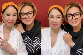 Vũ Hà khoe loạt ảnh tình tứ bên vợ đại gia hơn 8 tuổi