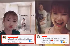 Khởi My bị chê quá vô duyên vì đăng ảnh chồng đi toilet