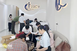 Ngưng hoạt động đối với Thẩm mỹ viện quốc tế Lucy tại Biên Hòa 