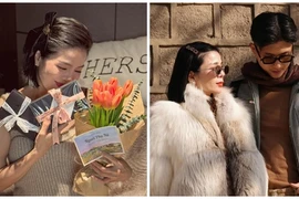 Lệ Quyên khoe quà ngày 8/3 từ “phi công” kém 12 tuổi