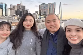 Hai con gái xinh đẹp sắp du học Úc của Thúy Hạnh - Minh Khang