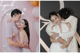 Ảnh tình tứ của vợ chồng ca nương Kiều Anh 