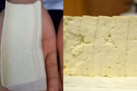 Đậu phụ có dấu hiệu này coi chừng chứa thạch cao, chớ nên mua