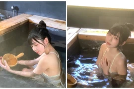 Hot girl ngây thơ gây xôn xao khi đăng ảnh tắm bồn gợi cảm