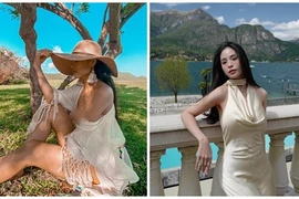 “Phú bà” Kiều Anh mặc táo bạo, có số đo 3 vòng mơ ước