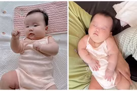 Con gái của Sam và chồng Hàn Quốc ngày càng bụ bẫm