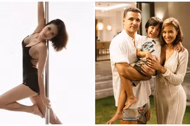 MC gợi cảm nhất showbiz Việt mê múa cột, được chồng Tây chiều chuộng