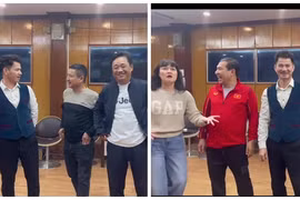 Xuân Bắc xuất hiện trong hậu trường tập luyện Táo quân 2025