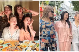 Ninh Dương Lan Ngọc diện đồ bộ dạo phố, đẹp rạng ngời