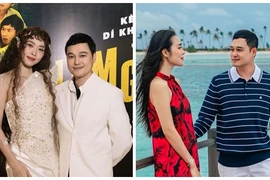 Diệp Bảo Ngọc thân thiết với ca sĩ Quang Vinh