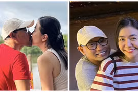 Huỳnh Đông - Ái Châu tình tứ khi về Việt Nam thăm gia đình
