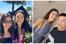 Hai con gái Quang Minh xinh như mộng, không vào showbiz