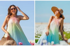 “Bà bầu” Võ Hoàng Yến khoe nhan sắc mặn mà